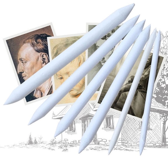 TOYMYTOY Sketch Drawing Stumps 18PCS for Artists White Back to School