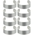Weierla 8pcs Stainless Steel Bracelet Blanks Inner Cores Bracelet Blank