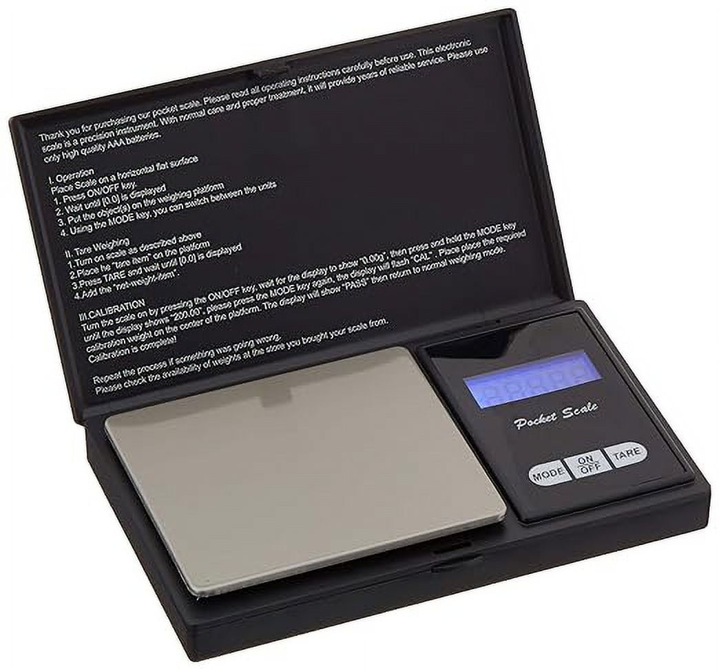 Weigh Gram Scale Digital Pocket Scales 500g by 0.01g Grams for Jewelry (Battery Included