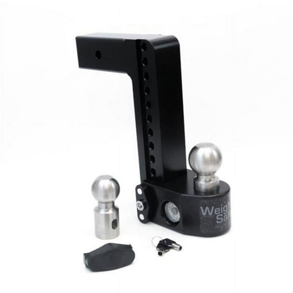 Weigh Safe WS10-2.5-CER-BLA 10 in. Drop Cerakoted Trailer Hitch for 2.5 in. Receiver, Black