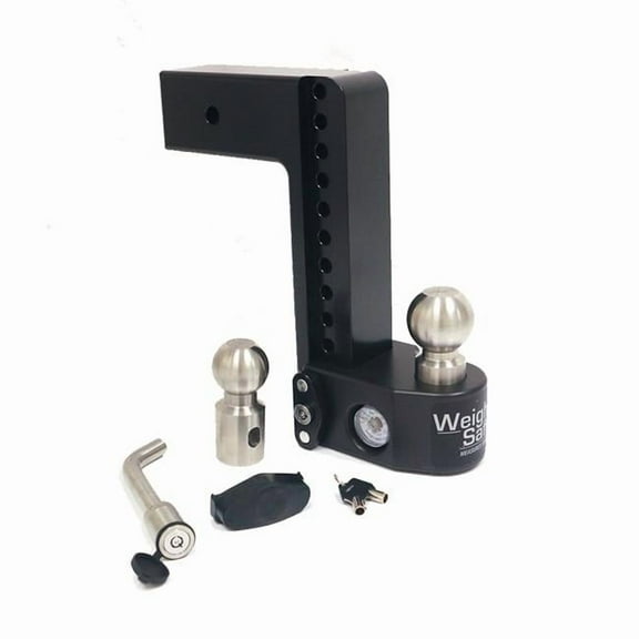 Weigh Safe WS10-3-KA-CER-BLA 10 in. Drop Cerakoted Trailer Hitch for 3 in. Receiver with WS05, Black