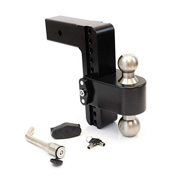 Weigh Safe 180 Hitch 8in Drop Hitch & 2.5in Shank (10K/18.5K GTWR) w/WS05 - Black Cerakote