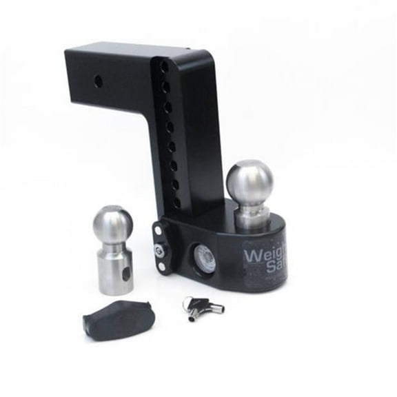 Weigh Safe Adjustable Ball Mount - 10 Drop with 3" Shank (Black Cerakote) - WS103CBLA"