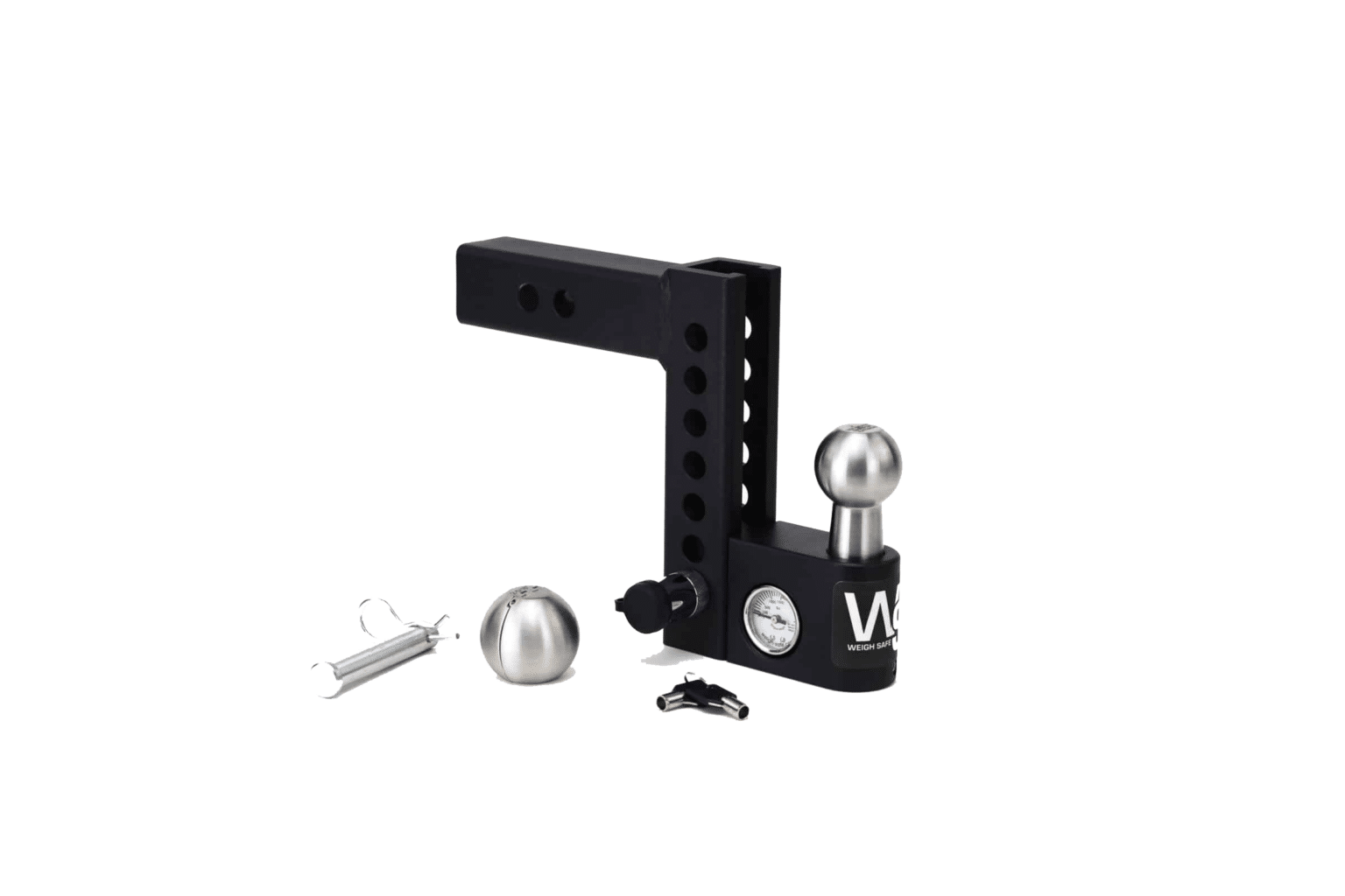 Weigh Safe Adjustable Trailer Hitch Ball Mount - 4" Adjustable Drop Hitch For 2" Receiver - View #6