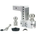 thumbnail image 1 of Weigh Safe Adjustable Trailer Hitch Ball Mount - 6" Drop Hitch for 2.5" Receiver w/ 2pc Keyed Alike Lock Set, Aluminum Trailer Hitch w/ Built in Weight Scale for Anti Sway, 18,500 lbs GTW, 1 of 6