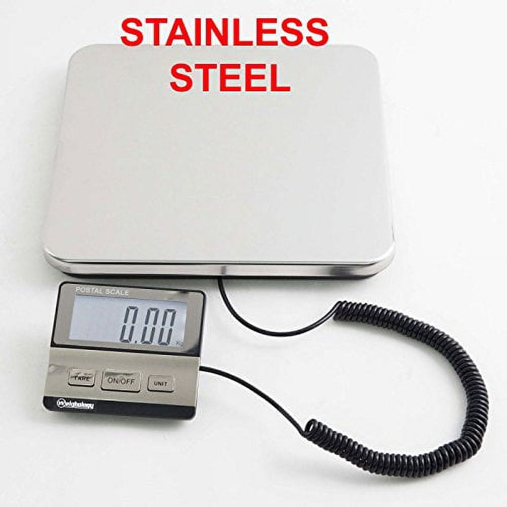 Weighology Stainless Steel Digital Postal Parcel Scale UPS USPS Post Office  Scale 440lb Capacity