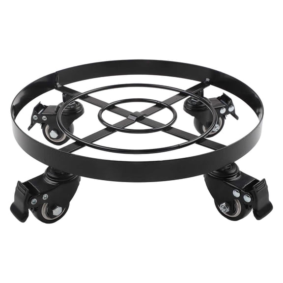 Weight Bearing Mobile Flower Stand Floor-Standing Flower Pot Base Wheel 4 Brakes
