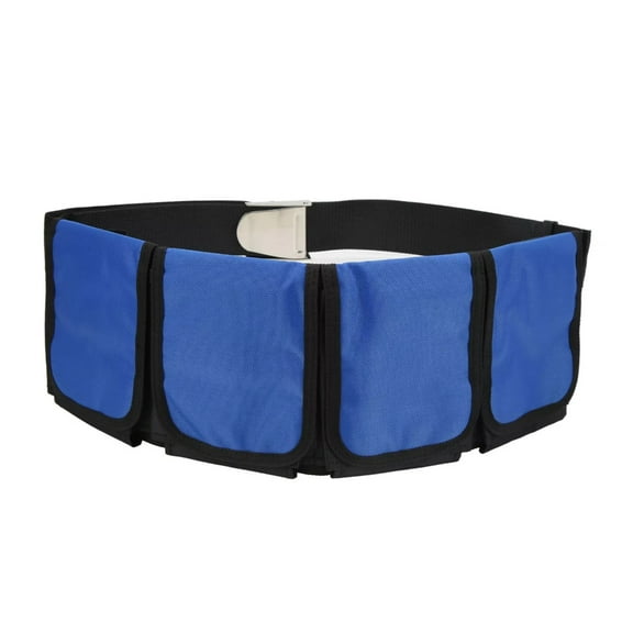 Weight Belt with 4 Pockets Adjustable Weight Pouches Belt Diving Pocket Weight Belt Diving Accessories for Surfers
