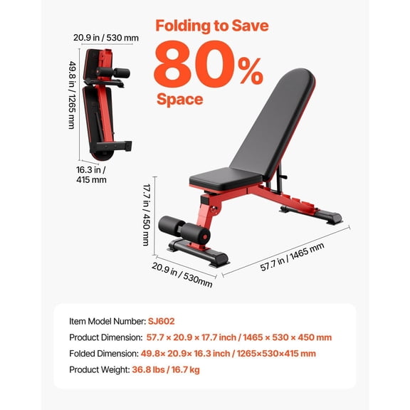 Weight Bench,1200lbs Heavy Duty Stable Weight Bench Press for Full Body Workout,Adjustable Exercise Sit up Bench for Home Gym Strength Training,Flat Bench with Quick Folding&Fast Adjustment