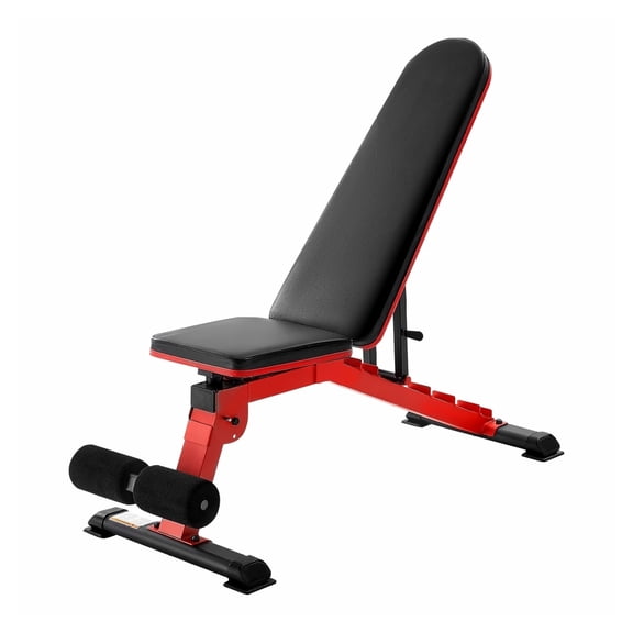 Weight Bench, 1200lbs Heavy Duty Stable Weight Bench Press for Full Body Workout, Adjustable Exercise Sit up Bench for Home Gym Strength Training, Flat Bench with Quick Folding & Fast Adjustment