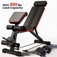 thumbnail image 1 of Weight Bench,Blacksmith Foldable Workout Bench with Leg Extension,Preacher Curl and Extended Headrest, 880 LBS Capacity Incline Decline Bench for Home Gym Full Body Exercise, 1 of 8