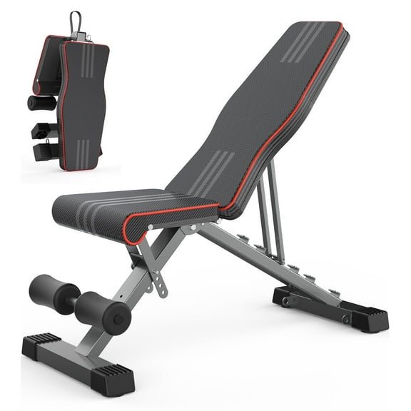 Weight Bench, Foldable Workout Bench Weights DprodoAdjustable Dumbbell 660lbs Bench Workout for Home Gym