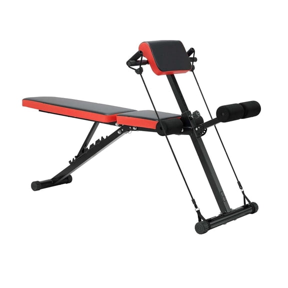 Weight Bench, Roman Chair Hyperextension Bench, 770lbs Adjustable Foldable Workout Bench for Full Body Training, Home Gym Equipment for Back, Arm, Core