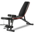 Weight Bench with Leg Extension and Leg Curl Adjustable Workout Bench