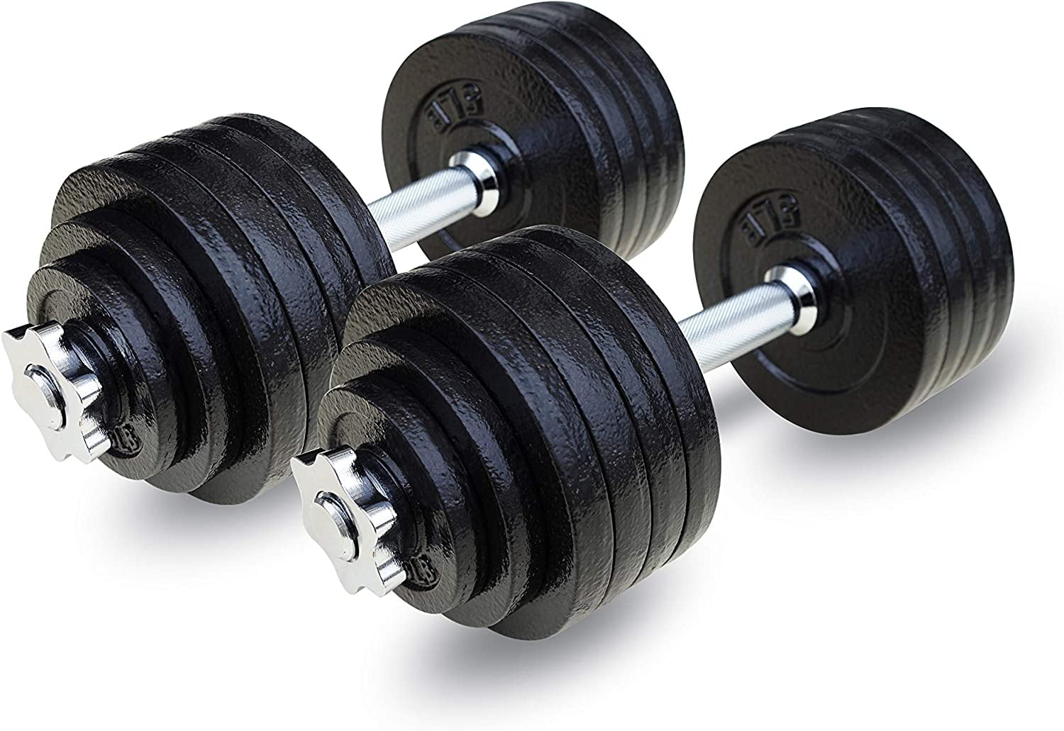 Weight Cast Iron Dumbbells Set 105lbs