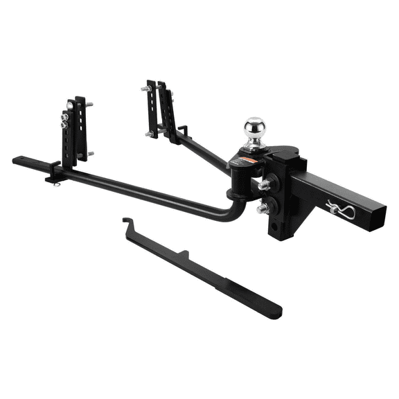Weight Distribution Hitch 1000 lbs, Sway Control, 2-5/16" Ball, 2" Shank - RV & Trailer Leveling Kit