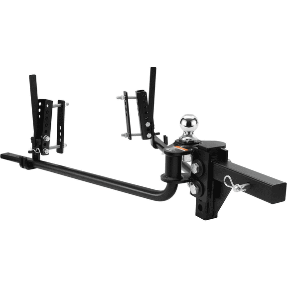 Weight Distribution Hitch 1500lbs, Sway Control Trailer Hitch Kit - 2" Shank, 2-5/16" Ball, Load Leveling Hitch for RVs & Trailers - Black