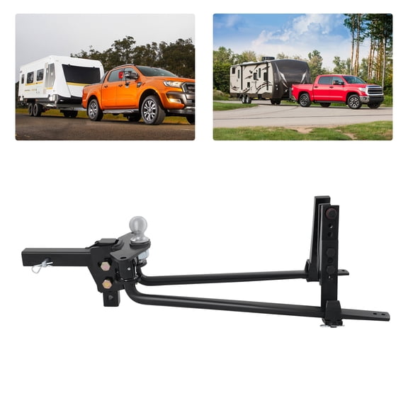 Weight Distribution Hitch, Trailer Hitch, Black Trailer Hitch Device