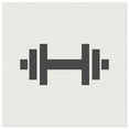 thumbnail image 1 of Weight Dumbbell Workout Icon DIY Cookie Wall Craft Stencil - 5.5 Inch, 1 of 5