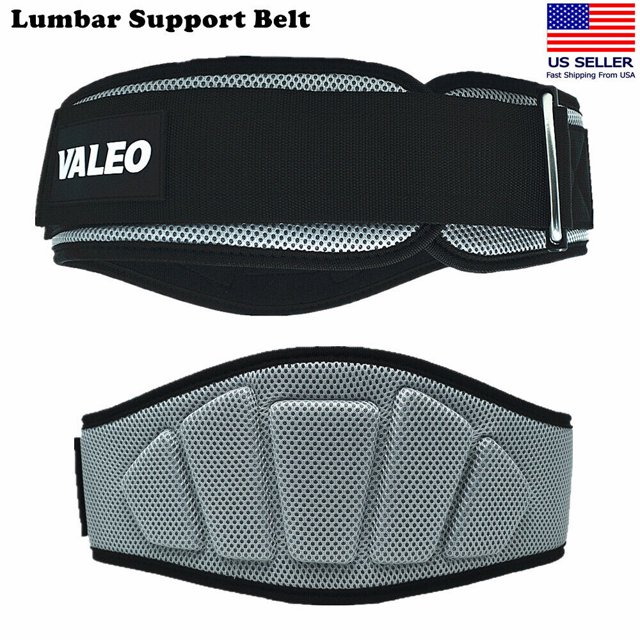 Weight Lifting Adjustable Lower Waist Back Support Belt Brace Gym Pain