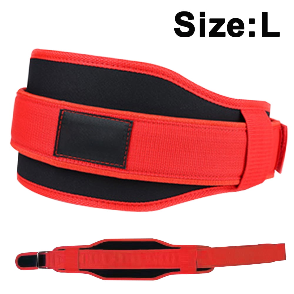 Weight Lifting Belt for Gym Fitness Training Nylon Padded Double Belt