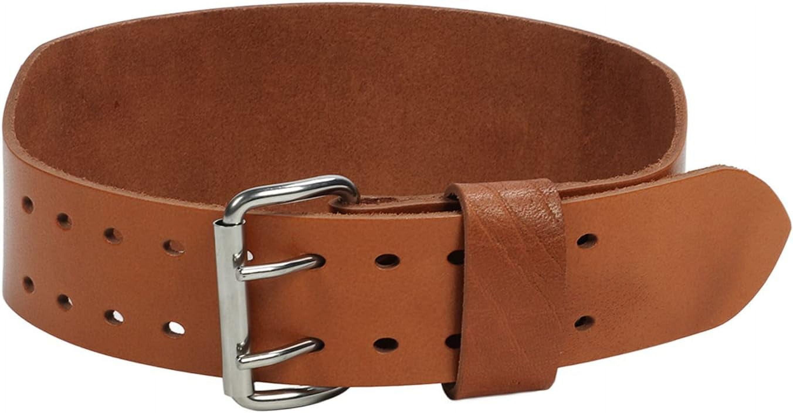 Leather Weight Lifting Belt Men's Squatting Belt Hard Pull