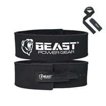 Weight Lifting Belt with Free Strap - 10MM Lever Belt - Weightlifting, Powerlifting, Deadlifts, Squats Men Women