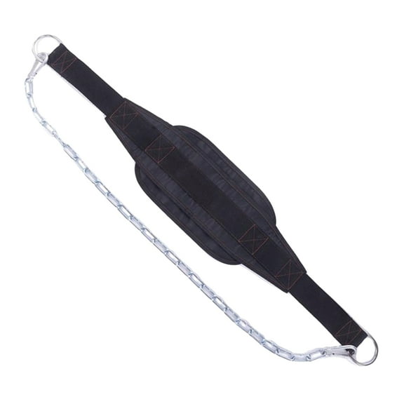 Weight Lifting Dipping Belt with Chain Weighted Dip Belt with Steel Chain for Pullups Gym Workout Lifting Chain Belt