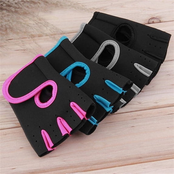 Weight Lifting Gloves Gym Fitness Workout Breathable Half Finger Gym Gloves with Non-Slip Padded Palm, Lightweight Fitness Gloves for Cycling, Training QURATI Grey Xl