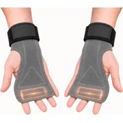 Weight Lifting Grips for Workout, Lifting Straps,Leather Versa Grips - Pair,Heavy Duty Gym Hand Grips with Wrist Support for Weight lifting, Crossfit, Pull-Ups & Deadlifts - Superior Non-Slip Padded