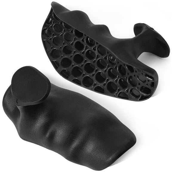 Arsvita Original Weight Lifting Grips for Men Women Deadlifts, Rows, Ergonomics Workout Rubber Gym Grips Pads for Palm Protection, Fingerless Workout Gloves for Men Exercise Bodybuilding