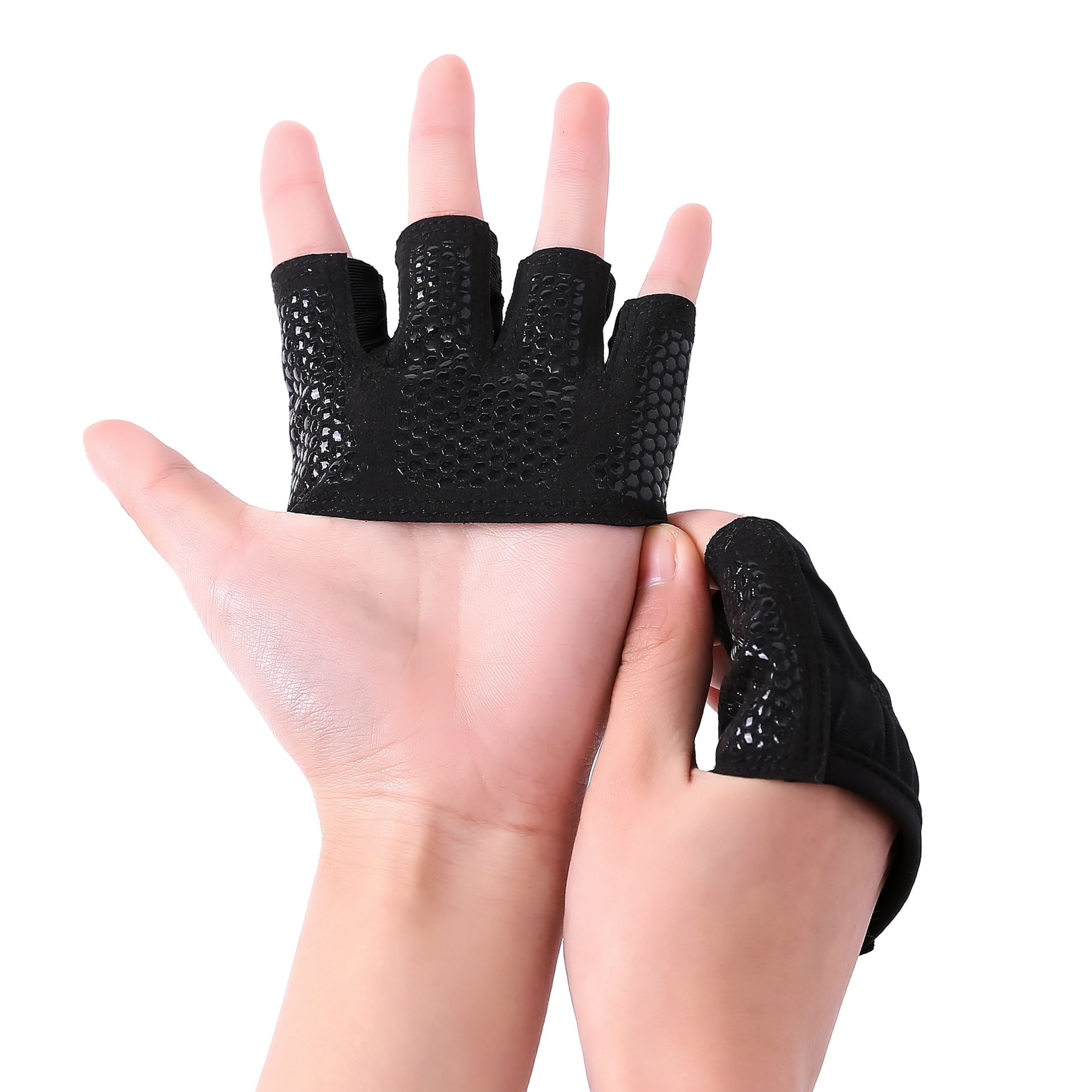 Weight Lifting Gym Workout Gloves for Men & Women, Partial Glove Just