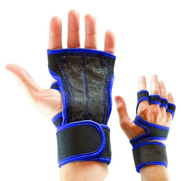 Weight Lifting Hand Grip Gloves Half Finger Lifting Gloves Strength Training Finger Guard for Pull Up Powerlifting