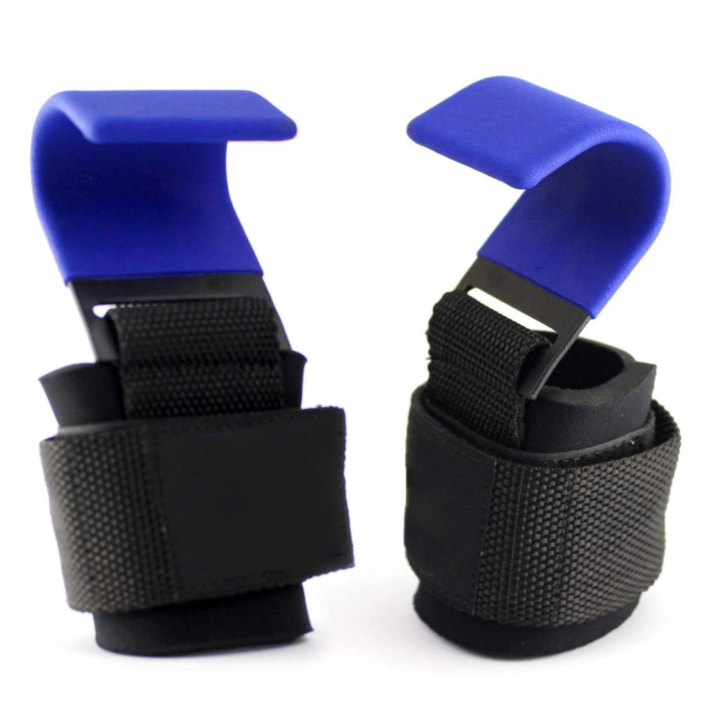 Weight Lifting Hooks Straps Pair,Wrist Wrap Support Powerlifting