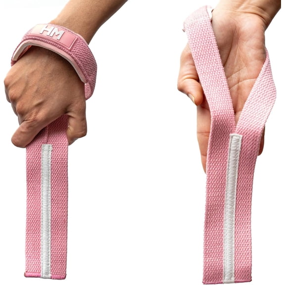 Weight Lifting Straps. Wrist Straps for Olympic Weight Lifting, Snatch, Pulls and Deadlifts for both Men and Women