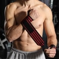 thumbnail image 1 of Weight Lifting Wrist Straps, Gaqring Adjustable Supportive Fitness Wrist Straps With Thumb Loop, Breathable Polyester Gym Boxing Tennis Sports Protection, Red, 1 of 6
