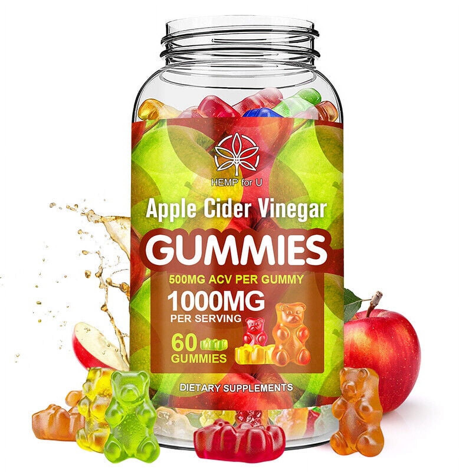 Weight Loss Apple Cider Vinegar Fat Burner ACV Keto Diet Supplements 60