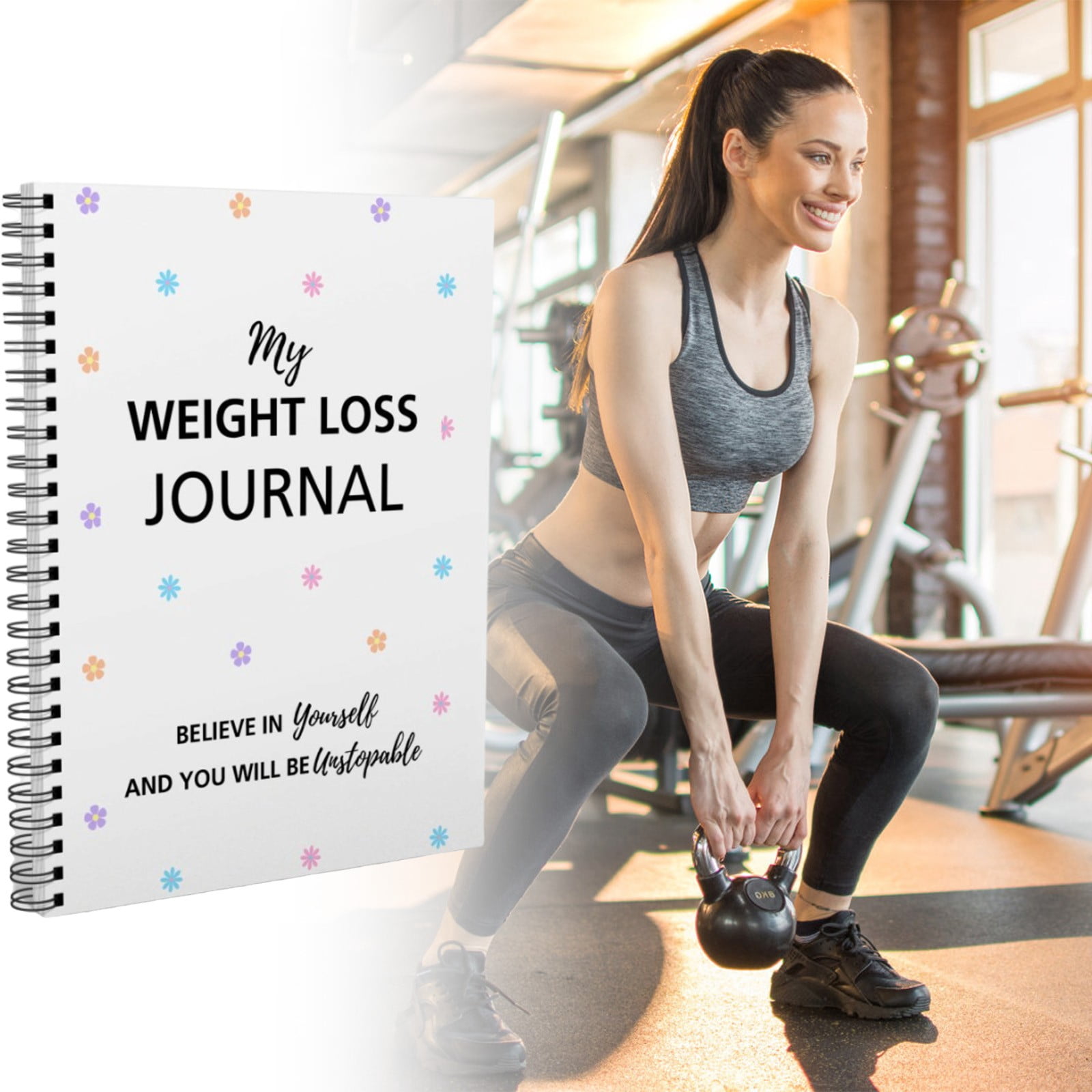 Weight Loss Journal for Women: Daily Fitness & Meal Tracker, Habit ...