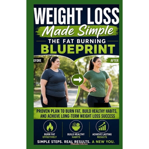 Weight Loss Made Simple The Fat Burning Blueprint: Proven Plan to Burn Fat, Build Healthy Habits, and Achieve Long-Term , (Paperback)