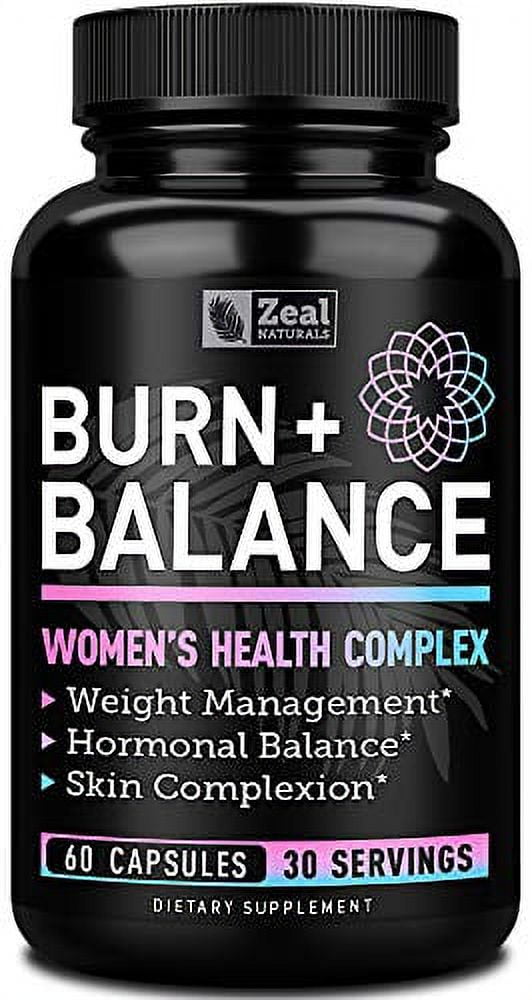Weight Loss Pills for Women + Daily Balance Vitamins (Iron, Vitamin D