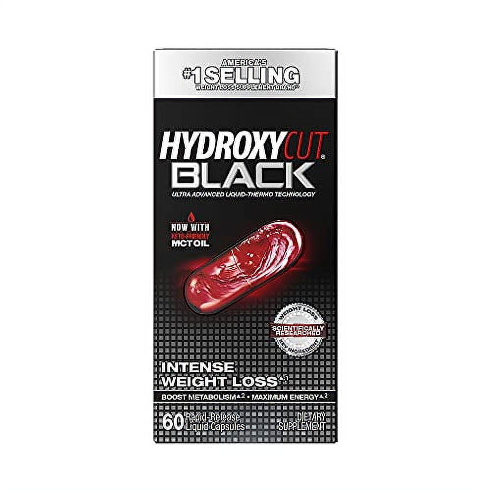 Weight Loss Pills for Women & Men Hydroxycut Black Weight Loss