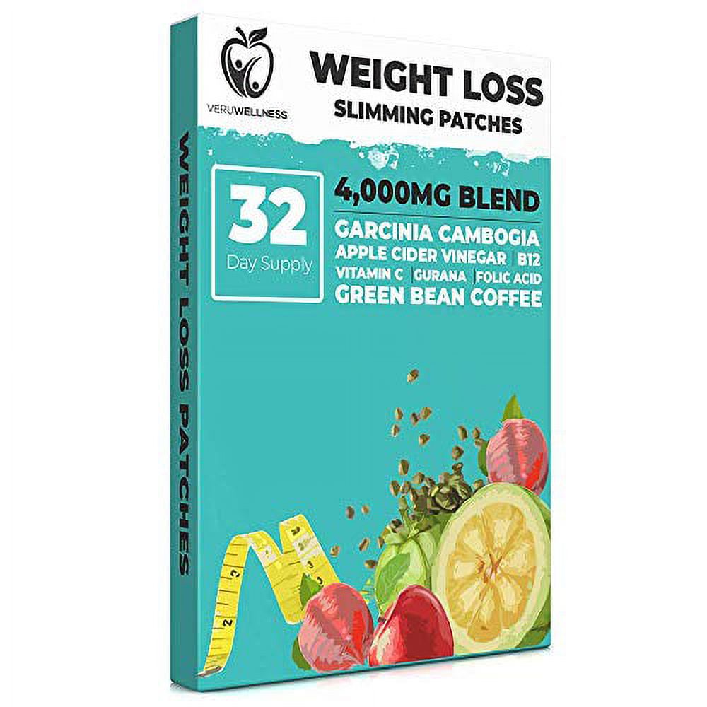 Weight Loss Slimming Patches 32 Day Supply Increase Metabolism, Burn
