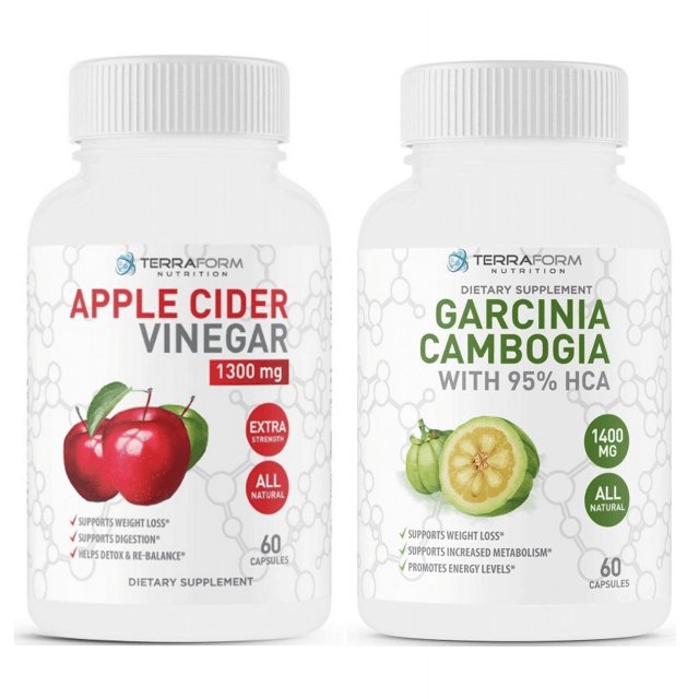 Weight Loss Supplement Stack Apple Cider Vinegar Capsules 1250mg