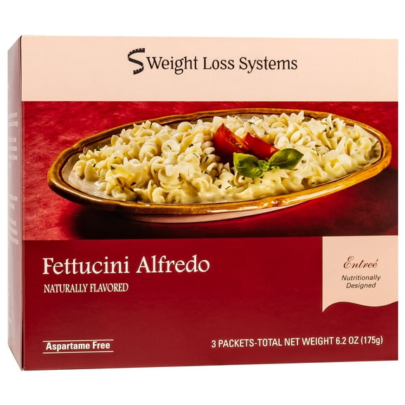 Weight Loss Systems - Fettuccini Alfredo - High Protein - High Calcium - 3/Box