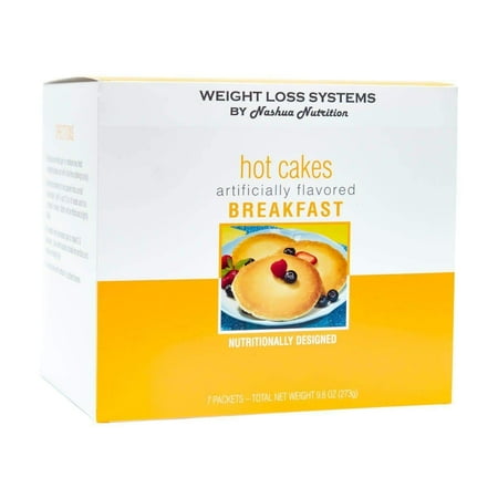 Weight Loss Systems - Hot Cakes - Low Sugar - High Protein - 7/Box