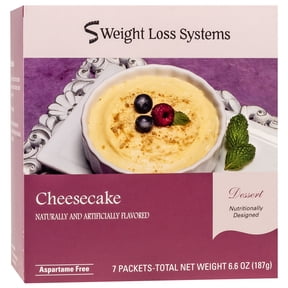 Weight Loss Systems Pudding - Creamy Cheesecake - High Protein 12g - Low Calorie - Low Carb - 15% DV Calcium - 0 Trans Fat - 7/Box