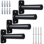 Weight Plate Rack,Blacksmith 4PCS Wall Mount Weight Plate Holder,Weight Plate Organizer,Max Weight Capacity 330 lbs
