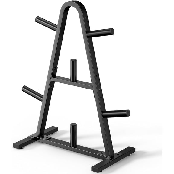 Weight Plate Rack 400LBs, Weight Tree Holder for 2-Inch Olympic Plates