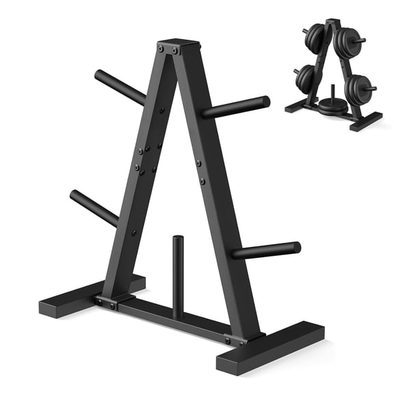 Weight Plate Rack for Weight Plate Tree,Carbon Steel Weight Tree for 1-Inch Weight Plate Holder,Weight Rack for Weight Plate,Weight Plate Storage for 300 LBS Weight Rack for Home Gym