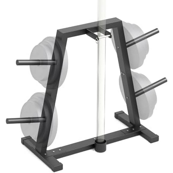 Weight Plate Rack Olympic Plate Rack Weight Storage Rack for 1-Inch Weight Plates, Olympic Weight Plate Tree - Heavy Duty Bumper Plate Rack for Home Gym, Holds 300 lbs$$Sport & Recreation Other